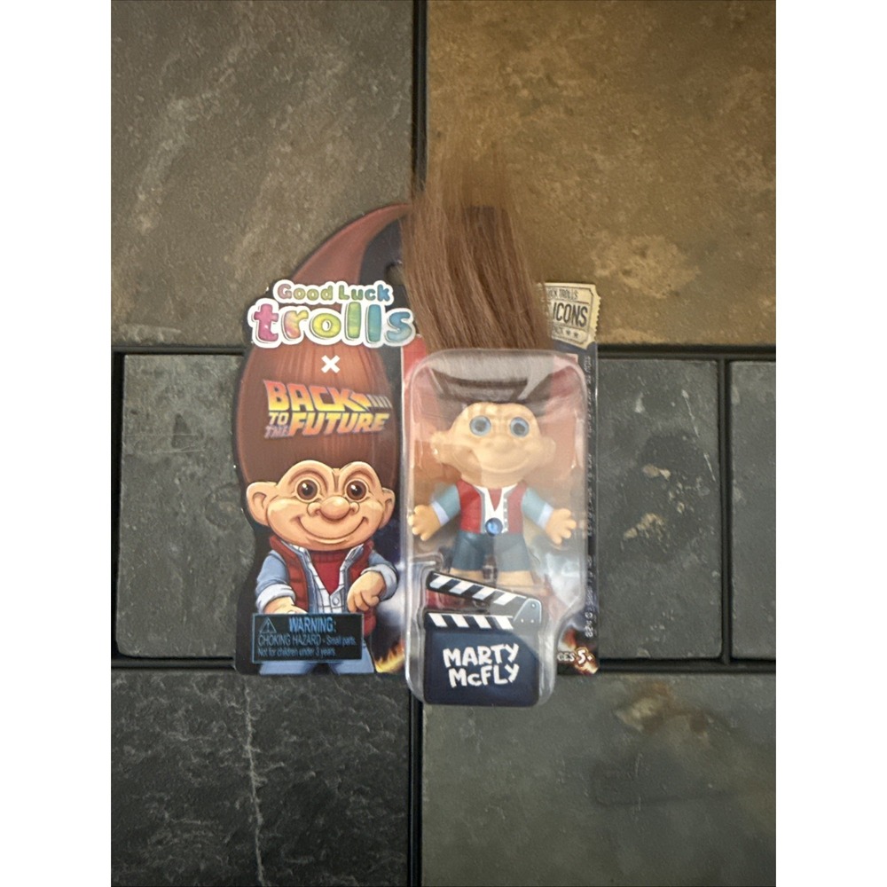 Good Luck Trolls Marty McFly Back to the Future Movie Icons NEW